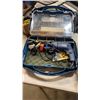 Image 2 : CRATE OF TOOLS AND RUBBERMAID CASE OF HOLESAWS