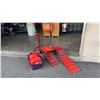 Image 1 : 2 FOLDING CAR RAMPS AND 2 JERRY CANS