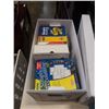 Image 2 : BOX OF COMPUTER SOFTWARE, ADOBE AND OTHER AND TOTE OF CAR RADIOS