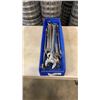 Image 1 : TRAY OF LARGE WRENCHES - 1 1/4 INCH TO 1 5/8 INCH