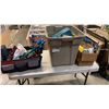 Image 1 : TOTE BOX AND TOOLBAG WITH CONTENTS
