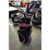 Image 2 : CONFIDENCE PINK AND BLACK LADIES GOLF CLUB SET IN BAG