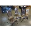 Image 8 : 3 DESIGNER METAL CHAIRS