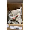 Image 3 : COMPRESSED GAS CYLINDER AND BOX OF NEW GUAGES