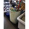 Image 1 : 45 GALLON BARREL OF GARDEN TOOLS