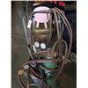 Image 2 : OXY ACETYLENE TANKS WITH CART, HOSE AND TORCH HEADS