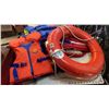 Image 1 : LIFE PRESERVER RING AND LIFE PRESERVER VESTS