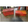 Image 1 : RED SNAPON TOOLCHEST AND 2 DRAWER SNAP ON TOOL BOX WITH CONTENTS