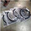 Image 1 : 4 NEW ZONKIE BIKE BRAKE CABLE SETS FOR MOUNTAIN AND ROAD BIKES