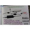 Image 3 : NEW INSIGNIA 65W UNIVERSAL LAPTOP CHARGER AND RETRAK 65W RETRACTABLE UNIVERSAL LAPTOP CHARGER WITH 1