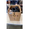 Image 1 : BOX OF BOOTS AND SHOES - VARIOUS SIZES, KIDS TO ADULT