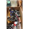 Image 2 : BOX OF RC CONTROLLERS, RC CAR PARTS
