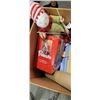 Image 2 : BOX OF HOLIDAY DECORATIONS