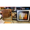 Image 1 : 2 PRINTS AND FRAMED MIRROR