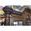 Image 3 : 2 PIECE CHINA CABINET MADE IN MALAYSIA