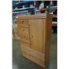 Image 8 : DYNAMIC FURNITURE CO OAK FINISH WARDROBE DRESSER