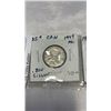 Image 2 : 3 CANADIAN .800 SILVER 25 CENT COINS 1947, 1957, 1967