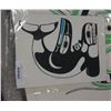 Image 1 : BEN HOUSTIE ORIGINAL FIRST NATIONS PAINTING KILLER WHALE