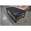 Image 3 : BLACK METAL COFFEE TABLE