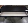 Image 4 : BLACK IKEA 1 DRAWER DESK