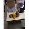 Image 2 : 2 BOXES OF FIGURES, SILVER PLATE, COLLECTABLES, OIL LAMP AND FISH FIGURE