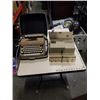 Image 1 : EATONS TYPEWRITER AND SAWYERS SLIDE PROJECTOR