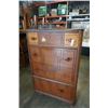 Image 8 : VINTAGE WALNUT CHEST OF DRAWERS CHIFFONIER