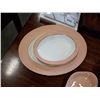 Image 2 : 27 PIECES OF WEDGEWOOD CHINA - 12 PLATES, 12 SIDE PLATES, PLATTER, SERVING BOWL, AND SIDE DISH