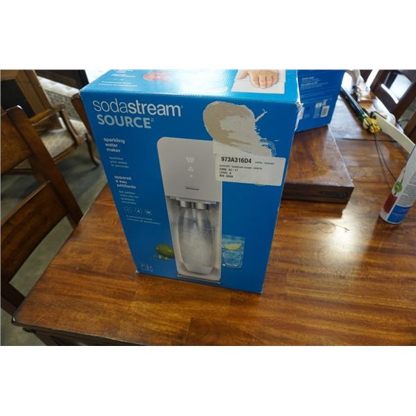 SODASTREAM SOURCE CARBONATED WATER MAKER WORKING