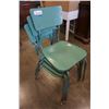 Image 1 : 4 METAL FRAME STACKING CHAIRS