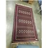 Image 1 : HAND WOVEN AREA CARPET 7 1/2 x 4 foot