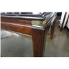 Image 8 : WOOD DINING TABLE WITH 2 LEAFS