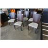 Image 1 : 6 MODERN DINING CHAIRS