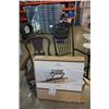 Image 1 : BLACK ROCKING CHAIR, WOOD CHAIR AND LUGGAGE RACK