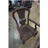 Image 2 : BLACK ROCKING CHAIR, WOOD CHAIR AND LUGGAGE RACK