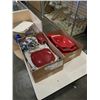 Image 1 : 3 CERTIFIED INTERNATIONAL BOWLS AND BOX OF CORELLE STONEWARE