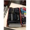 Image 2 : 2 TRAYS OF VIDEO GAMES CASES AND ACCESSORIES