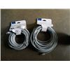 Image 1 : 2 NEW CAT 6 NETWORK CABLES 50FT LONG