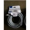 Image 2 : 2 NEW CAT 6 NETWORK CABLES 50FT LONG