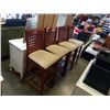 Image 1 : SET OF 4 BAR STOOLS
