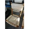 Image 2 : 4 FOLDING WOVEN SEAT CHAIRS - YUGOSLAVIA