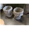Image 1 : 2 CONCRETE PLANTERS