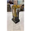 Image 9 : 2 METAL CAR FIGURES, POT ETHYL GAS CAN FIGURE AND MG SIGN
