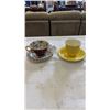 Image 1 : 2 ROYAL WINTON CUP AND SAUCERS W/ EXTRA SAUCER