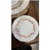 Image 2 : 39 PIECES ROYAL ALBERT MINUET CHINA - 8 DINNER PLATES, 8 SIDE PLATES, 8 SOUP BOWLS, 8 FRUIT BOWLS, S