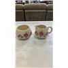 Image 8 : LANGCASTERS CREAM AND SUGAR, MEAKIN SERVING PLATTER, ROYAL IVORY MADDOCK AND SONS PLATTER