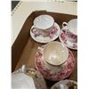 Image 2 : 5 CHINA CUPS AND SAUCERS: QUEEN ANNE, DELPHINE AND MORE