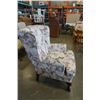 Image 2 : UPHOLSTERED WINGBACK CHAIR