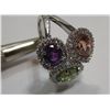 Image 2 : $9440 Appr. Multi Color Sapphire & Dia. Ring