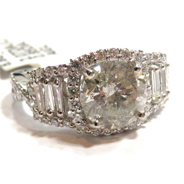 $33,750 Appr. Huge Diamond Ring in Platinum